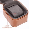 thumbnail image 4 of Shisuyan Travel Watch Box Orange Synthetic Material 1Pcs 3.93X3.14X3.14 Inch, 4 of 9