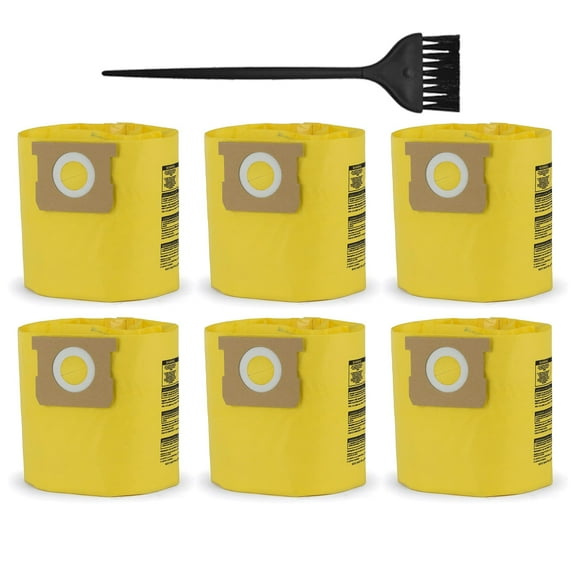 Shop-Vac 91964 Type D, AllAround Plus Collection Bag - Pack of 6