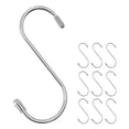 thumbnail image 1 of 10 Uds. Ganchos en S perchas de ropa de acero inoxidable organizadores de guardarropa en forma de S ganchos de cocina tamaño S, 1 of 4
