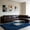 Blue, variant on Round Faux Carpet Suitable for Living Room & Bedroom - Plush Soft Machine-Washable Rug with Complete Sizes, Jumbo Circular Suitable for Spaces, Modern Minimalist Decor, Christmas Gift Idea (No)