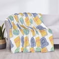 thumbnail image 4 of Throw Blanket for Couch, Math book globe Super Soft Fuzzy Comfy Warm Throw Blanket, Cuteness Lightweight Cozy Plush Flannel Blanket & Throws for Sofa and Bed All Season, 4 of 5