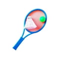 thumbnail image 3 of SHISUYAN Badminton Racket and Balls Set for Kids Playing Assorted Color Lightweight Compact Design Improves, 3 of 8