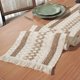 thumbnail image 4 of CHAO Camino de mesa de lino de algodón (estilo 1), camino de mesa de arpillera de 30 x 180 cm con borlas para decoración de mesa de comedor, hogar, fiesta, boda, Navidad bohemia, 4 of 5