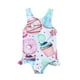 thumbnail image 1 of Traje de baño con volantes para niña recién nacida, conjunto de traje de baño de playa con bikini floral de una pieza para niños pequeños, Donut, 2-3t Feliz Sencillez, 1 of 4