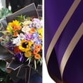 thumbnail image 4 of 20 Counts Waterproof Floral Wrapping Paper 58*58cm, Gold Edge Flower Wrapping Paper,DIY Gift Packaging,, 4 of 5