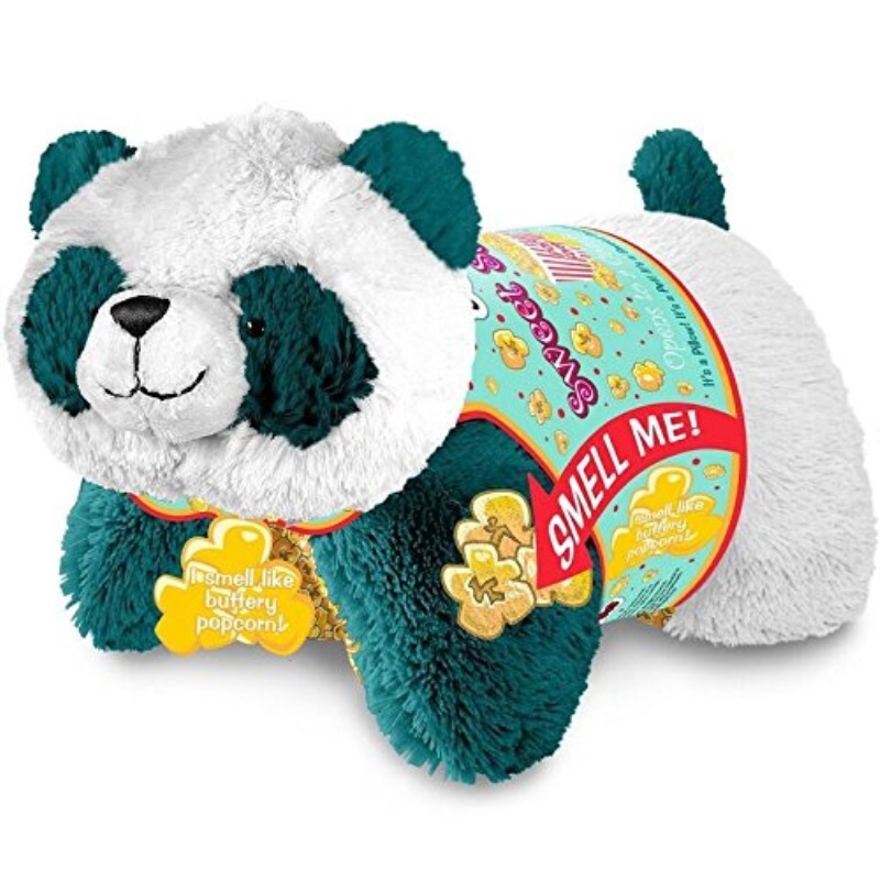 Pillow Pets Sweet Scented Pets - Popcorn Panda Stuffed ...
