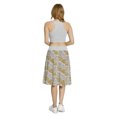 thumbnail image 5 of Women's Old Newspaper Journals Magazines A-line Printed Skirt Casual Wear, S, Pale Brown White Black, by Ambesonne, 5 of 6