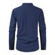 thumbnail image 3 of Mens Slim Fit Casual Shirt Long Sleeves Breathable T Shirts Soft Top Tether, 3 of 8