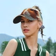 thumbnail image 4 of Kdxio Cloud Guinea Pig Print Sun Visor Hat Golf Visor Adjustable Velcro Outdoor Sports Cap for Men Women, 4 of 6