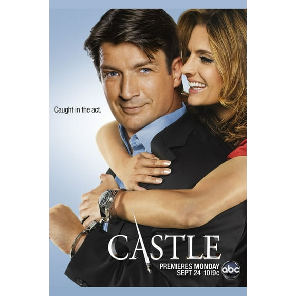 Castle Nathan Fillion Poster 12x16 Print on Metal Sign 12in x 16in #151012 Square Adults Best Posters