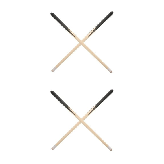 Raindrops 4 pcs Short Pool Cue Wooden Cue Sticks Tight Space Pool Sticks Short Cues