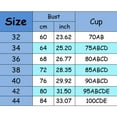 thumbnail image 2 of CAICJ98 Bras for Women Seamless Supportive Bra Push Up Comfort Soft No Underwire Full Coverage T-Shirt Bra Wine,34D, 2 of 2