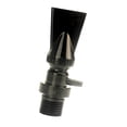 thumbnail image 1 of S SERENABLE Buse Plate pour Canard d'Aquarium Sortie d'Eau Matériau PP Professionnel pour Retour Tuyau Pièces de Réparation Raccord de Plomberie Rotation à 360 Degrés Longueur 90mm, 1 of 9