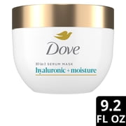 Dove 10-in-1 Hydrating Hair Mask Hyaluronic Moisture with Hyaluronic Serum, 9.2 oz Jar