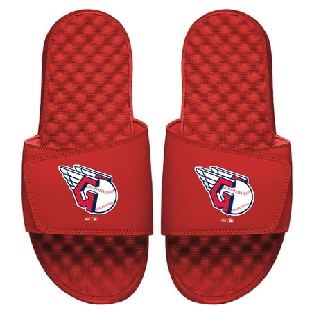 

Youth ISlide Red Cleveland Guardians Primary Logo Slide Sandals