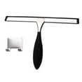 thumbnail image 1 of Streak-Free Cleaning, Multi-Surface Squeegee, Effortless Water Removal For Shower Doors, Windows, Kitchen Mirror And Car Glass, Stainless Steel Construction, Adhesive Hooks, 1 of 8