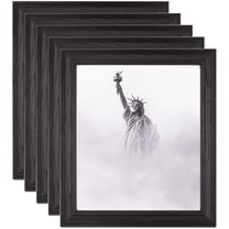ArtToFrames 20" x 24" Colonial Onyx Picture Frame, 20x24 inch Black MDF Poster Frame (WOM-4386), 5 Pack