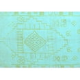 thumbnail image 1 of Ahgly Company Indoor Rectangle Oriental Light Blue Modern Area Rugs, 8' x 10', 1 of 4