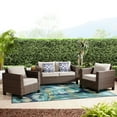 Better Homes & Gardens Brookbury Outdoor Porch Loveseat Beige