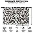 thumbnail image 2 of Blackout Kids Curtains,Black and White Leopard Pattern Childrens Insulated Curtains Set Of 2,Bedroom Essentials,Toddler Room Decor 42"x54", 2 of 5