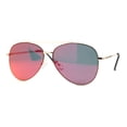 thumbnail image 1 of Iconic Officer Cop Sunglasses with Spectrum Color Mirror Lenses Gold Red Mirror, 1 of 4