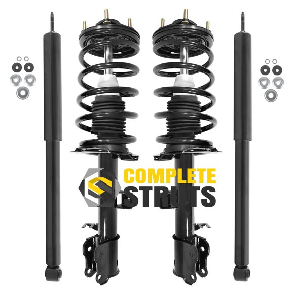 COMPLETESTRUTS - Front Complete Strut Assemblies with Coil Springs and Rear Shock Absorbers Replacement for 2008-2011 Mazda Tribute - Set of 4