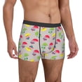 thumbnail image 5 of Men's Boxer Briefs, Owls with Umbrella Soft Comfy Mens Underwear Boxer Briefs Breathable With Widen Waist, 5 of 7