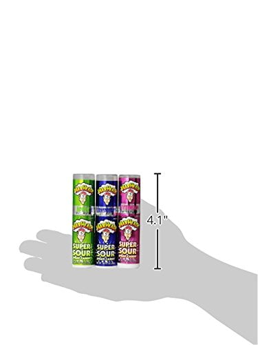Impact Warheads Super Sour Spray Candy, Intense Sour Flavor, 0.68 oz (Pack of 24)