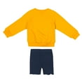 thumbnail image 2 of Girls Toddler Colosseum  Gold/Navy West Virginia Mountaineers Beta Fleece Sweatshirt and Shorts Set, 2 of 2