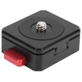 thumbnail image 4 of PlacA de Liberación Rápida, Adaptador de Montaje de Cámara Montaje Portátil de ÓXIDO DURADERO CON TORNILLO DE 1/4 PULGADA PARA BATERÍA DE MONTURA V, 4 of 7