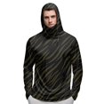 thumbnail image 6 of Havenx Men's Upf 50+ Sun Protection Hooded Shirt Texture Print Long Sleeve Hoodies with Mask Rapid Dry Hoodie Shirt Hiking Running Fishing Athletic Workout Blouses,Camouflage Green 2XL, 6 of 6