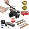 Professional Kitchen Knife Sharpener System, Fix-angle With 4 Stones