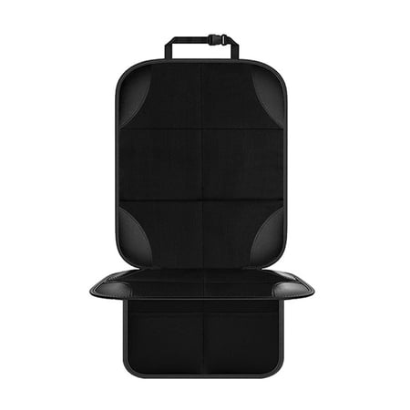 Car Seat Protector Under Baby Car Seat Universal Anti-Slip Pad for Pets Auto Seat Cushion Thick Padding with Storage Pockets
