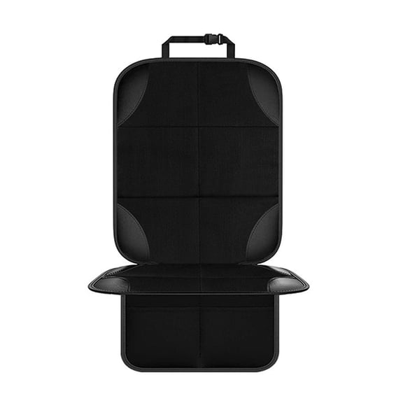 Car Seat Protector Under Baby Car Seat Universal Anti-Slip Pad for Pets Auto Seat Cushion Thick Padding with Storage Pockets