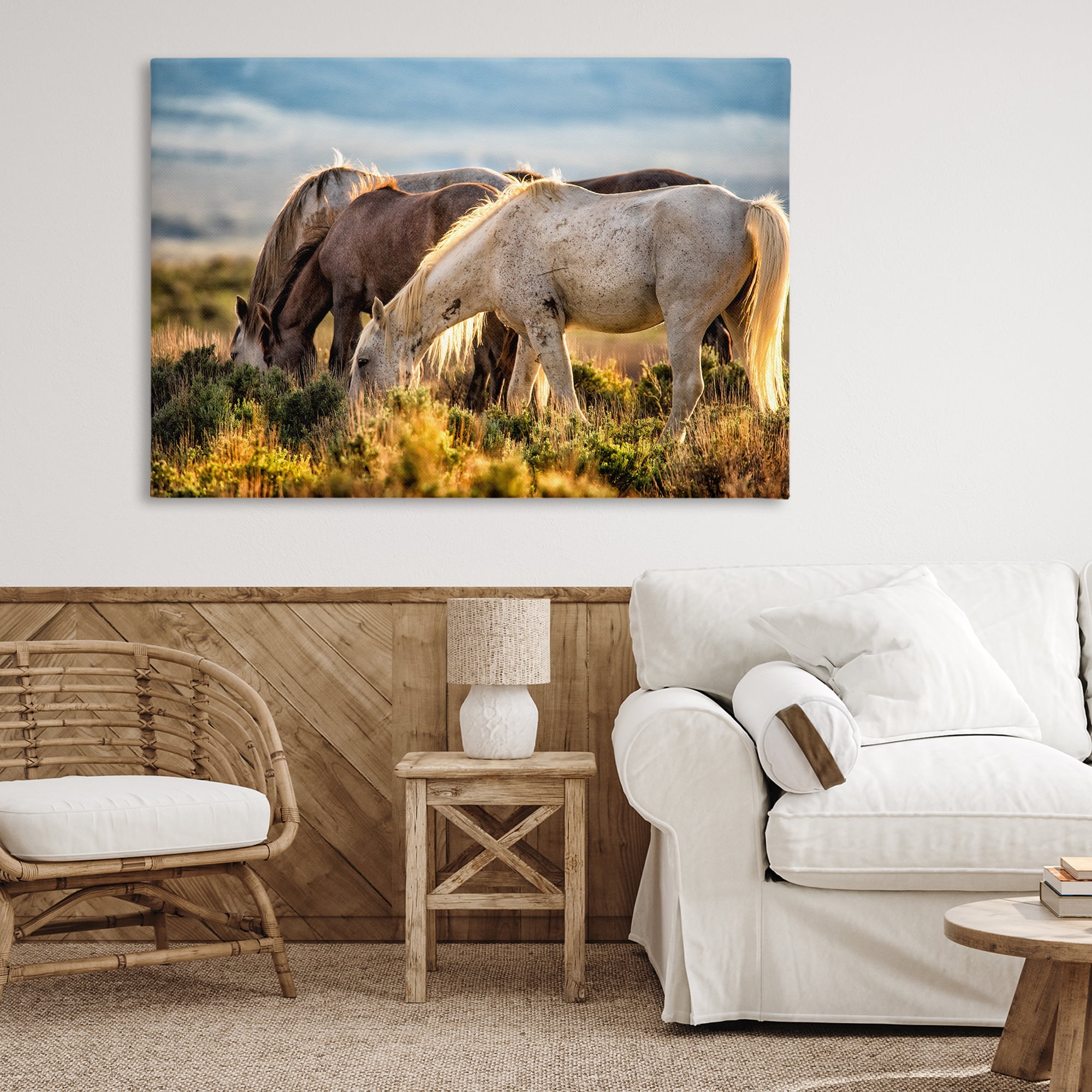 Stupell Industries Equine Evening Graze Canvas Wall Art, design by Tim West