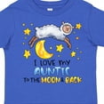 thumbnail image 4 of Inktastic I Love My Auntie to the Moon and Back Cute Sheep Boys or Girls Toddler T-Shirt, 4 of 5