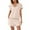 Beige, variant on Summer Two Piece Set for Women - Tank Top and Casual Shorts, Soft and Breathable Fabric Women's Casual Shorts Suit For Spring Summer Fall Comfortable And Relaxed Fit For Everyday Wear