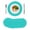Blue, variant on Turquoise Round 15 Inch Placemats Set of 6, Modern Pure Turquoise HeatResistant Non Slip Place Mats for Dining Table, Wipeable Braided Kitchen Table Mats for Housewarming
