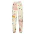 thumbnail image 5 of Birdeem Pantalon à Cordon Imprimé Color Block Mode Halloween pour Femmes, 5 of 5