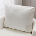 thumbnail image 6 of Muumblus Swivel Barrel Chair, Chenille Accent Armchair for Living Room Bedroom, Beige, 6 of 7