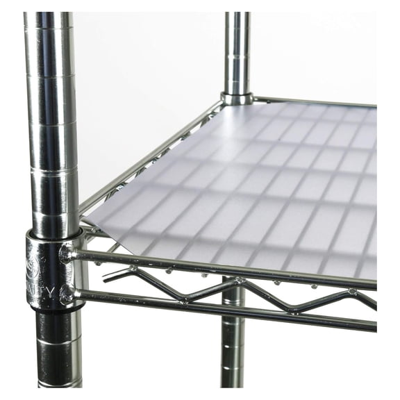 PVC Shelf Liners for Wire Shelving, 4 Pack, Clear Shelf Liners, for Shelf Size 30" x 12" (Actual Cut Size 29" x 11")