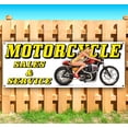 thumbnail image 1 of Motorcycle Sales And Service 13 oz Vinyl Banner With Metal Grommets, 1 of 4