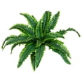thumbnail image 1 of Wosthever Flores artificiales fáciles de limpiar para interiores o exteriores Plantas artificiales elegantes ecológicas 24 Persa verde oscuro Type3 NO3, 1 of 6