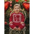 thumbnail image 4 of Loicainy Baby Boy Clothes for Valentine's Day Red LOVE Outfit, Toddler Boys Spring Long-Sleeve Set, Top 95%Cotton 5%Elastane, Pants 35%Cotton 65%Polyester, Sizes 0-6M/6-12M/12-18M/18-24M/2-3Y, 4 of 9