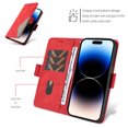 thumbnail image 2 of Allytechgroup Flip Cover Case for Google Pixel 6, Premium PU Leather Stand Cards Holder Hand Wrist RFID Blocking Bumper Shockproof Phone Case for Google Pixel 6, Red, 2 of 7