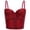 Red, variant on Sequin Corset Tops for Women with Built in Bra Lace Mesh Bustier Crop Top Sparkly Glitter Tube Party Tops
