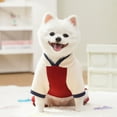 thumbnail image 3 of NovaStitch Dog Sweater Winter Knitted Sweatshirt Pets Puppy Clothes Puppy Fall Winter Clothes for Small to Medium Dogs Red M, 3 of 6