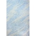 thumbnail image 1 of Bashian R129-LBL-6X9-HG367 Bashian Greenwich Collection Contemporary Wool & Viscose Hand Tufted Area Rug, Light Blue - 5 ft. 6 in. x 8 ft. 6 in., 1 of 1