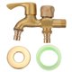thumbnail image 1 of 1 grifo reemplazable para riego de jardinería, grifo de agua de cobre, grifo de doble propósito, 1 of 6