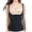 Black, variant on Womens Underbust Waist Corset Vest Tummy Control Shapewear Postpartum Hourglass Body Shaper Cincher Tank Top with Hooks